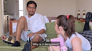 Scéna#3 pro video: Stepdaughter learns how to please her stepfather s...